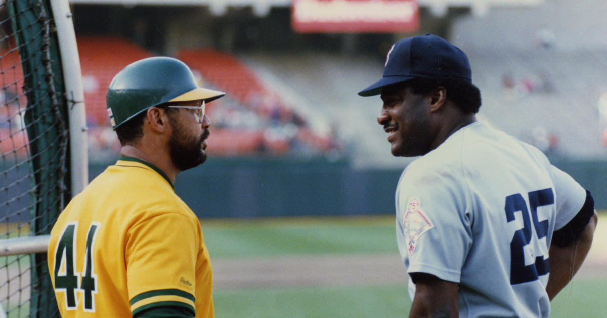 Oakland A's designated hitter Reggie Jackson hits his 563rd and final  career home run - This Day In Baseball