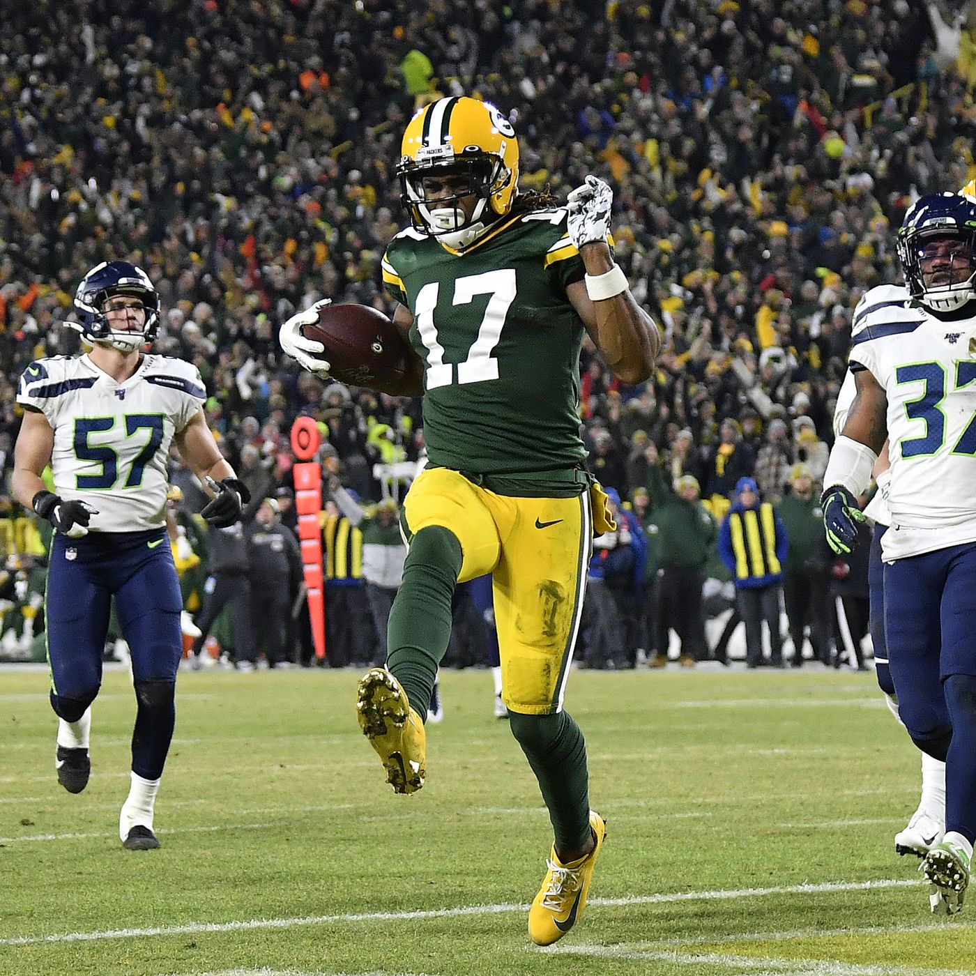 Green Bay Packers' Davante Adams (Fresno State) NFC player of week