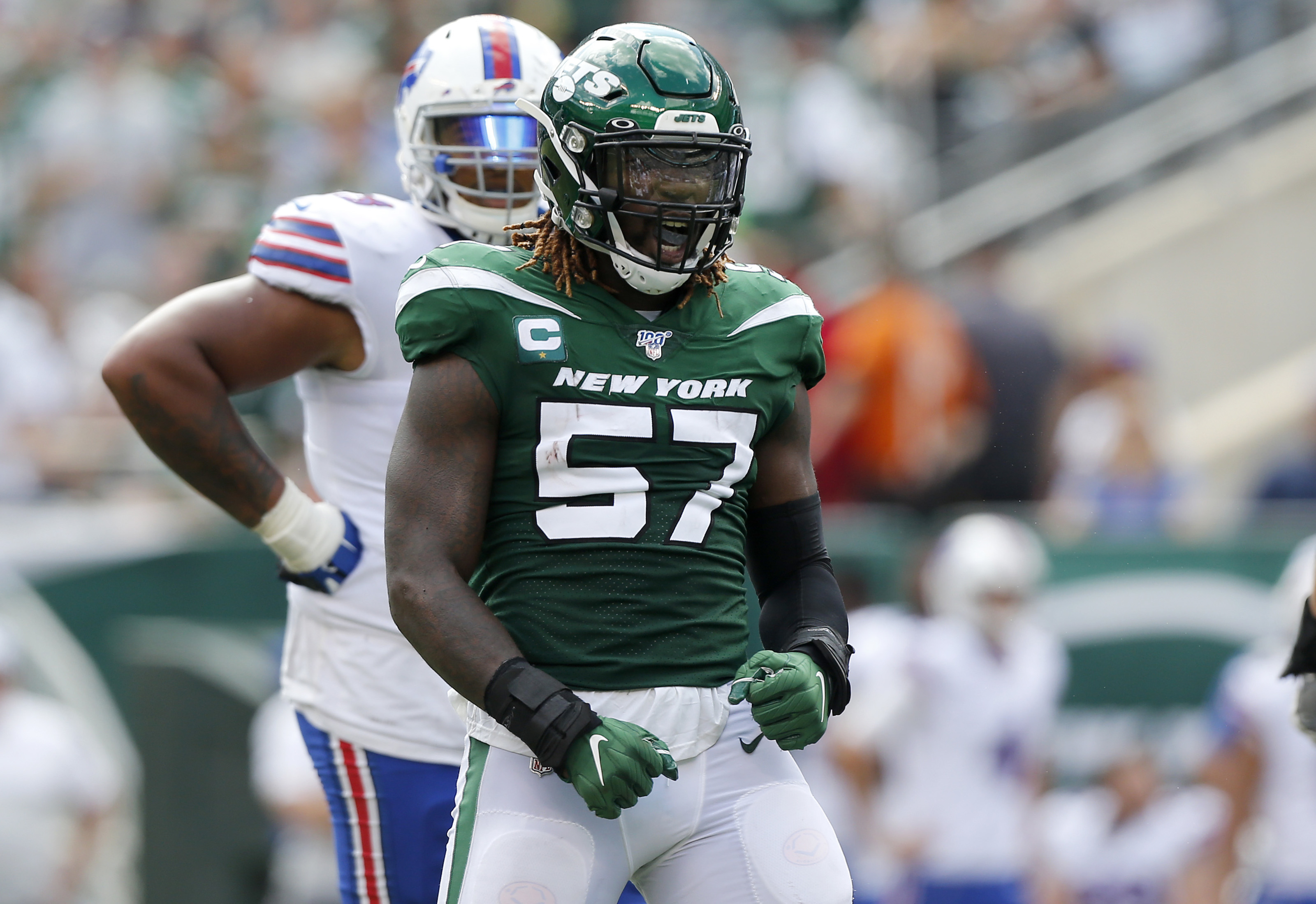 New York Jets linebacker C.J. Mosley snags Jets' second