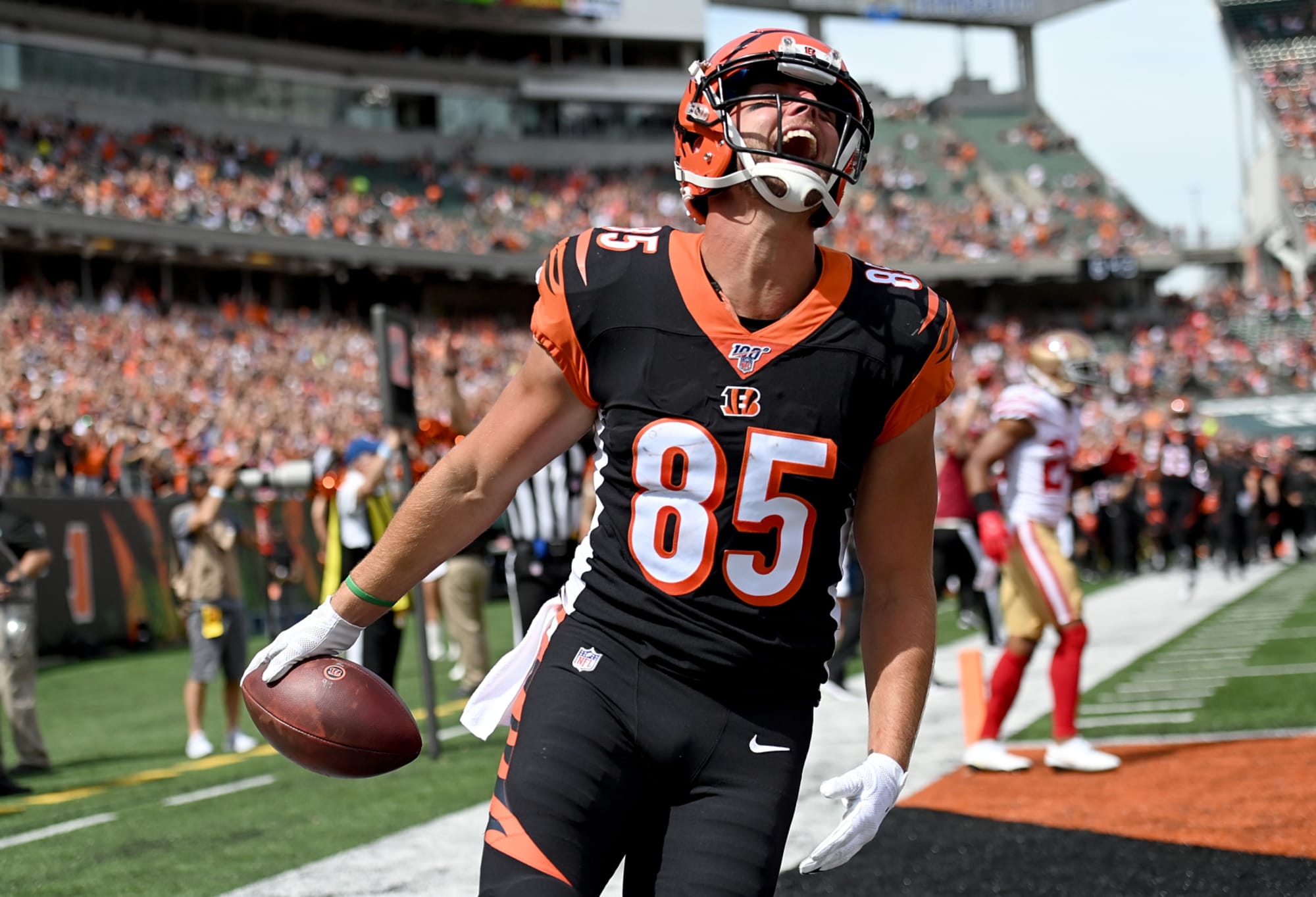 Men's Cincinnati Bengals Tyler Eifert #85 NIKE On Field White