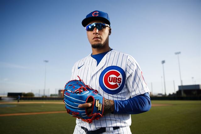 OuterStuff Javier Baez Chicago Cubs MLB Boys Youth 8-20 Player