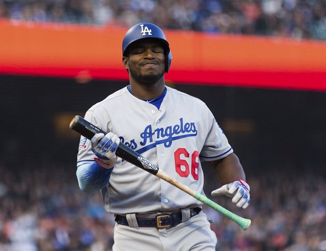 SportsNation - Yasiel Puig is headed to the Cleveland Indians, but we'll  never forget him in a sleeveless Cincinnati Reds jersey.