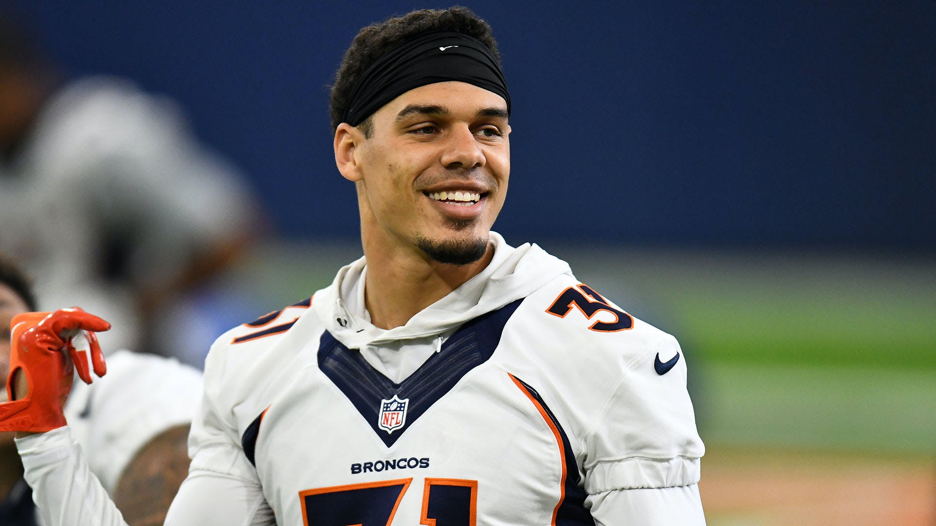 Denver Broncos free safety Justin Simmons (31) pursues against the  Baltimore Ravens during an NFL football game Sunday, Oct. 3, 2021, in  Denver. (AP Photo/Jack Dempsey Stock Photo - Alamy