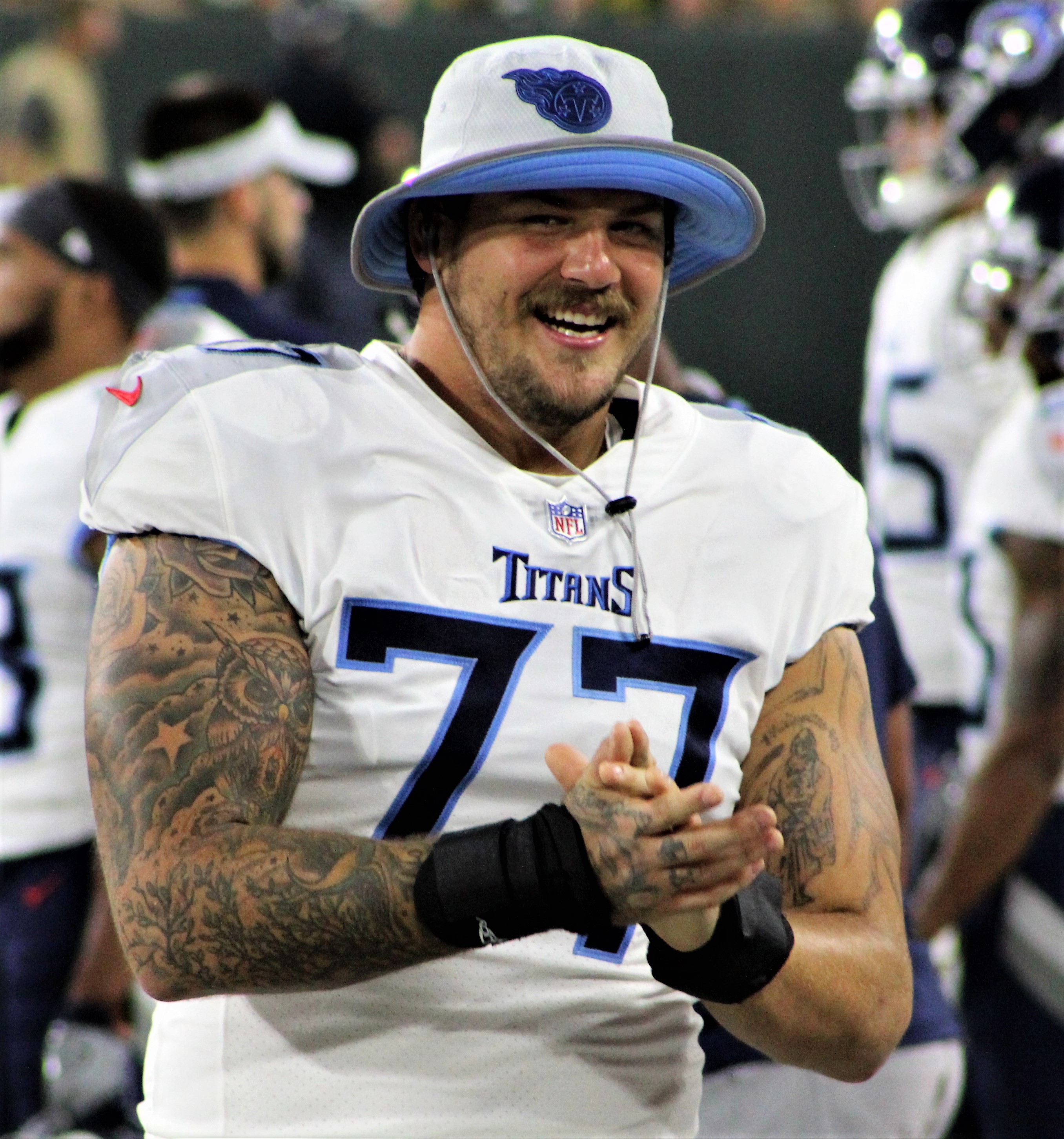 : 2020 Score #116 Taylor Lewan Tennessee Titans Football