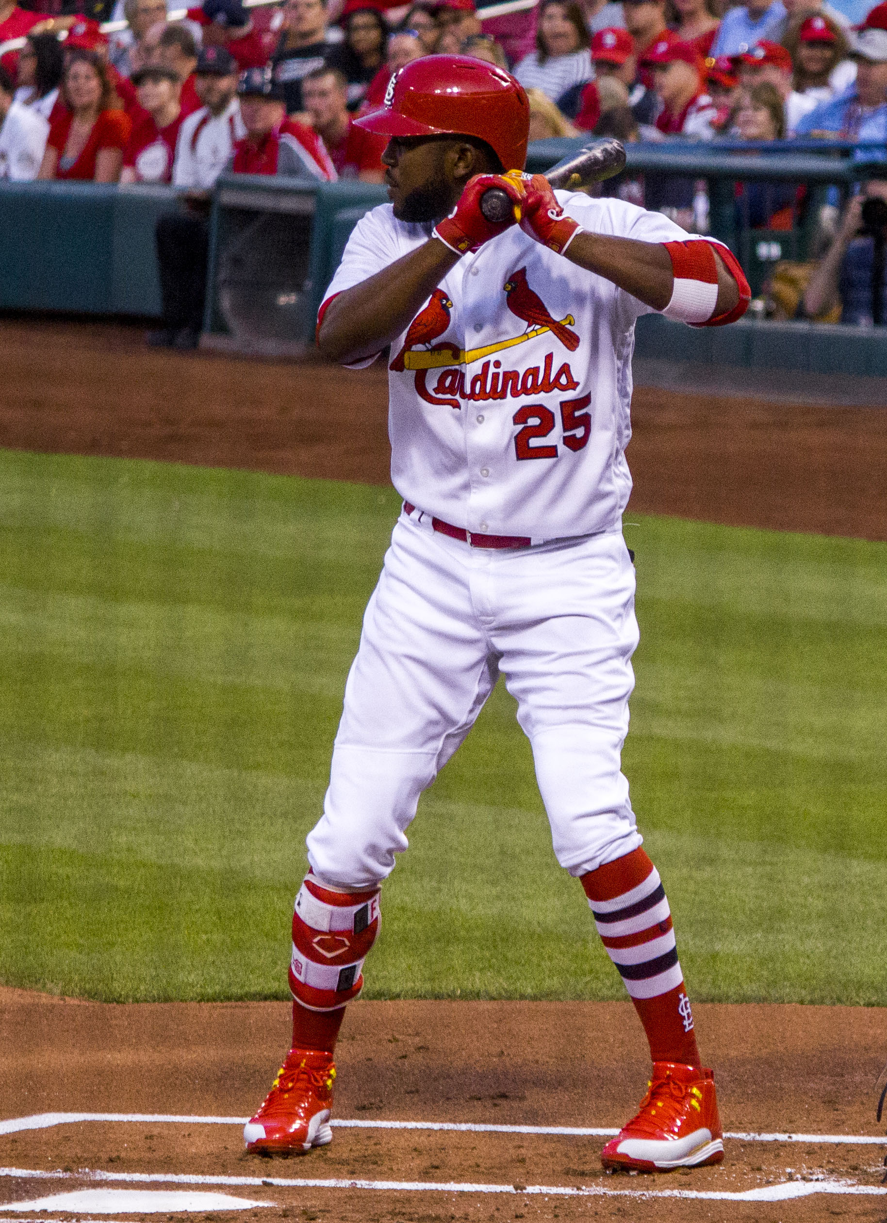 Dexter Fowler St. Louis Cardinals Fanatics Authentic Autographed Game-Used  White/Red Jordan Cleats from the 2020 MLB Season with Game Used 2020  Inscription