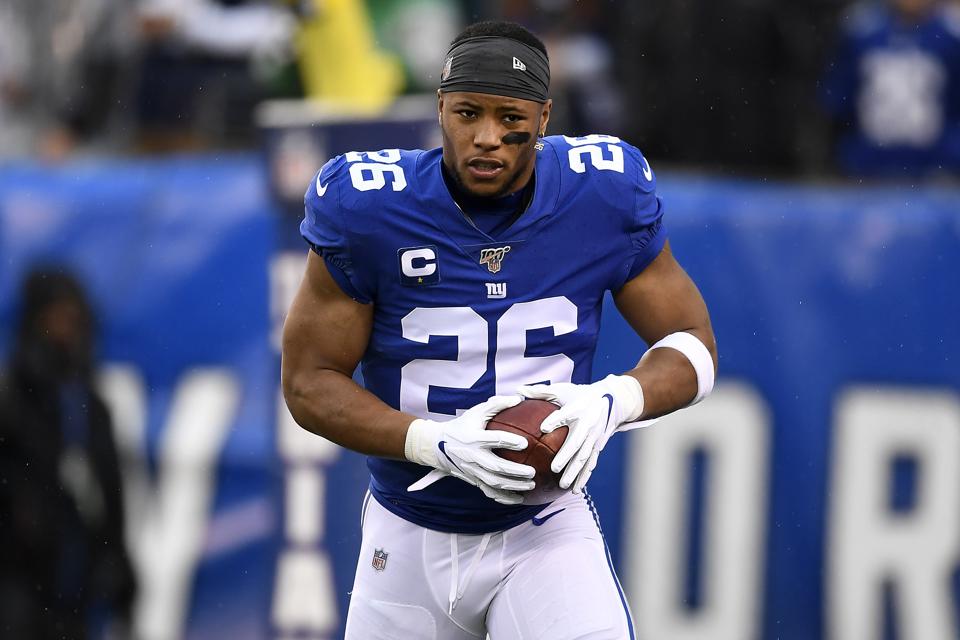 New York Giants Running Back Saquon Barkley Discusses Franchise Tag,  Contract Future - Sports Illustrated Penn State Nittany Lions News,  Analysis and More