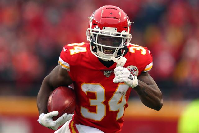 Seattle Seahawks running back Darwin Thompson runs from Dallas News  Photo - Getty Images