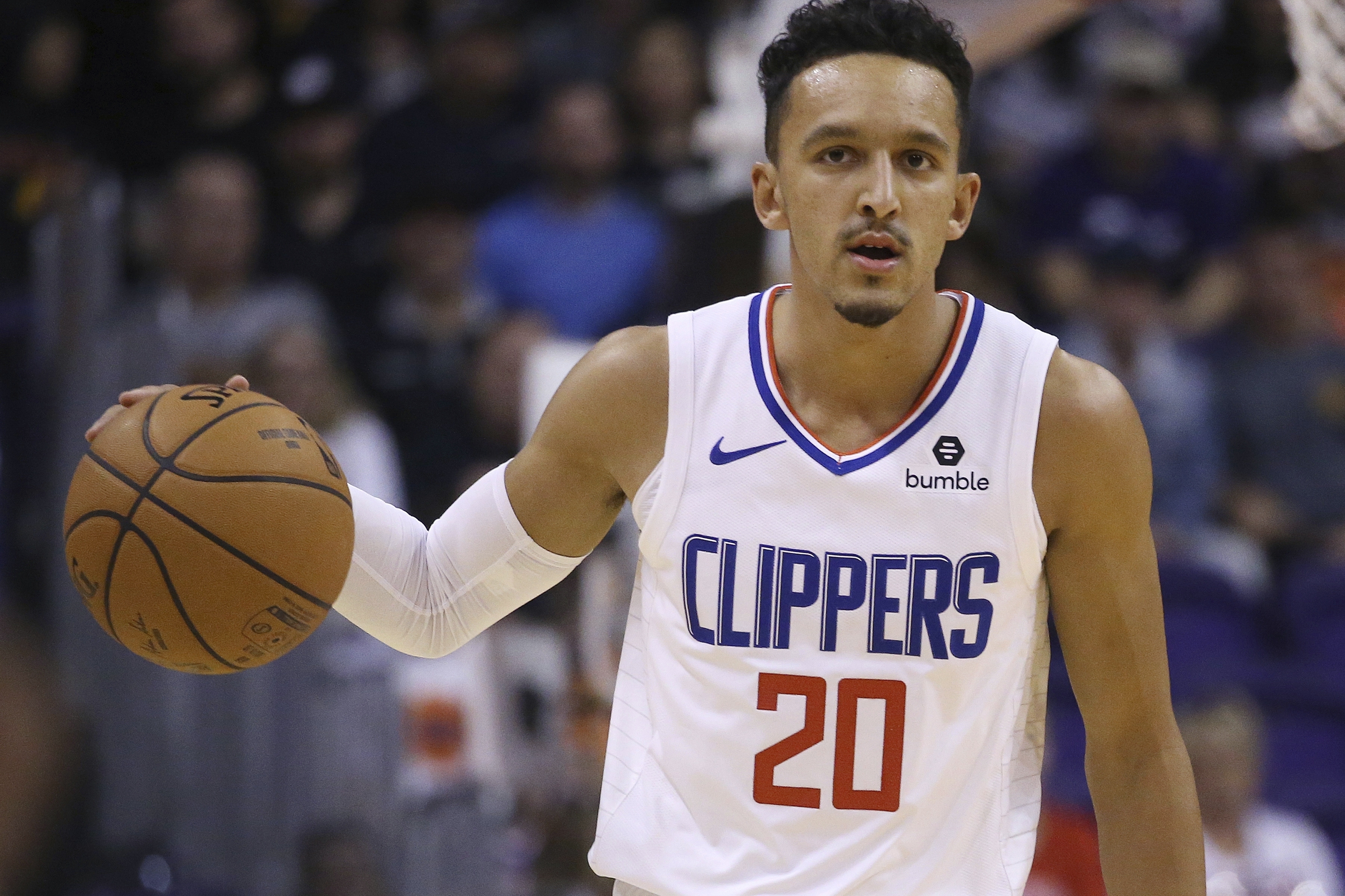 Landry Shamet - Los Angeles Clippers - Game-Worn Classic Edition 1970-71  Home Jersey - 2019-20 Season