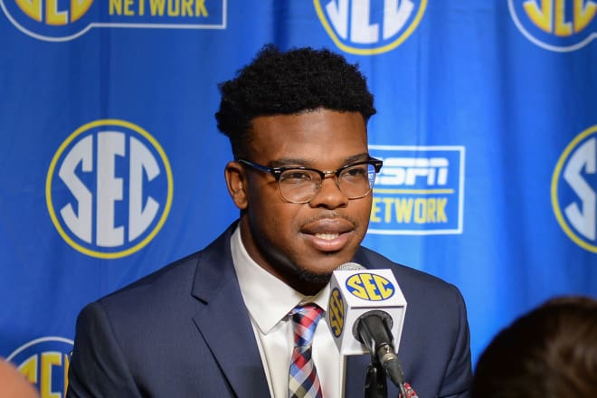 Damien Harris not amused by LSU shirt he received and he spoke on it