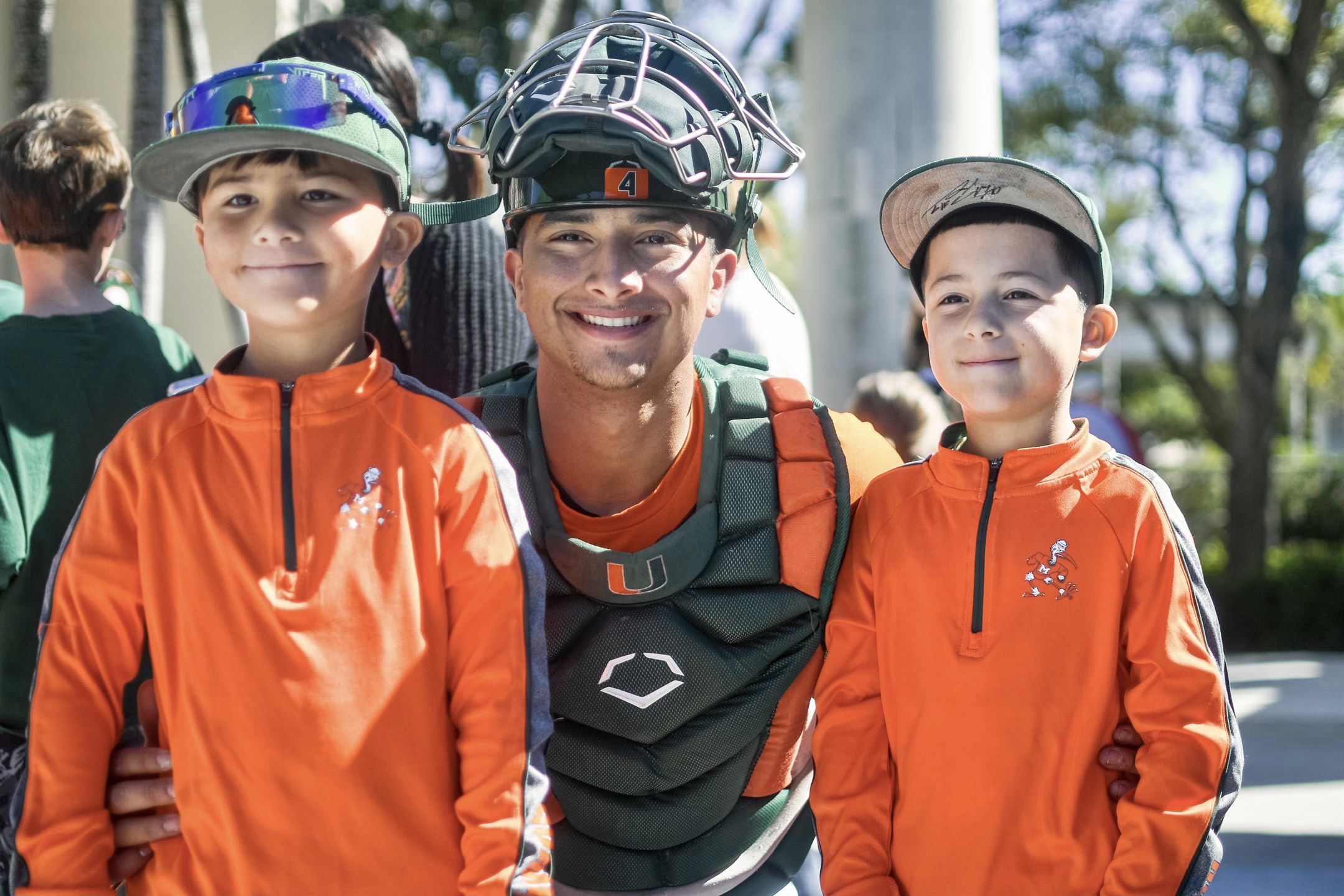 CORAL GABLES, FL - JUNE 04: Miami catcher Maxwell Romero Jr. (4