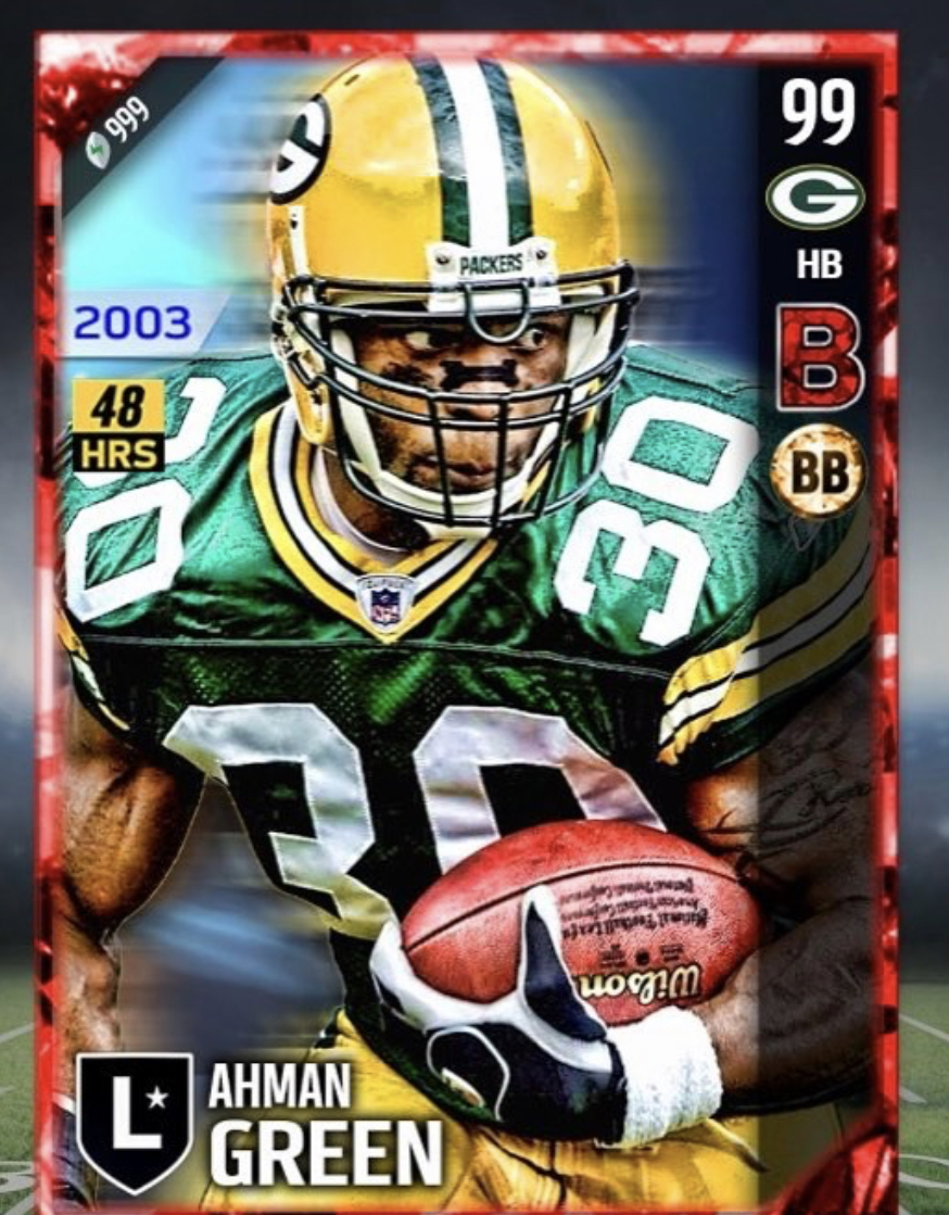 Ahman Green, Running back, Outfielder, Outside Linebacker - NIL