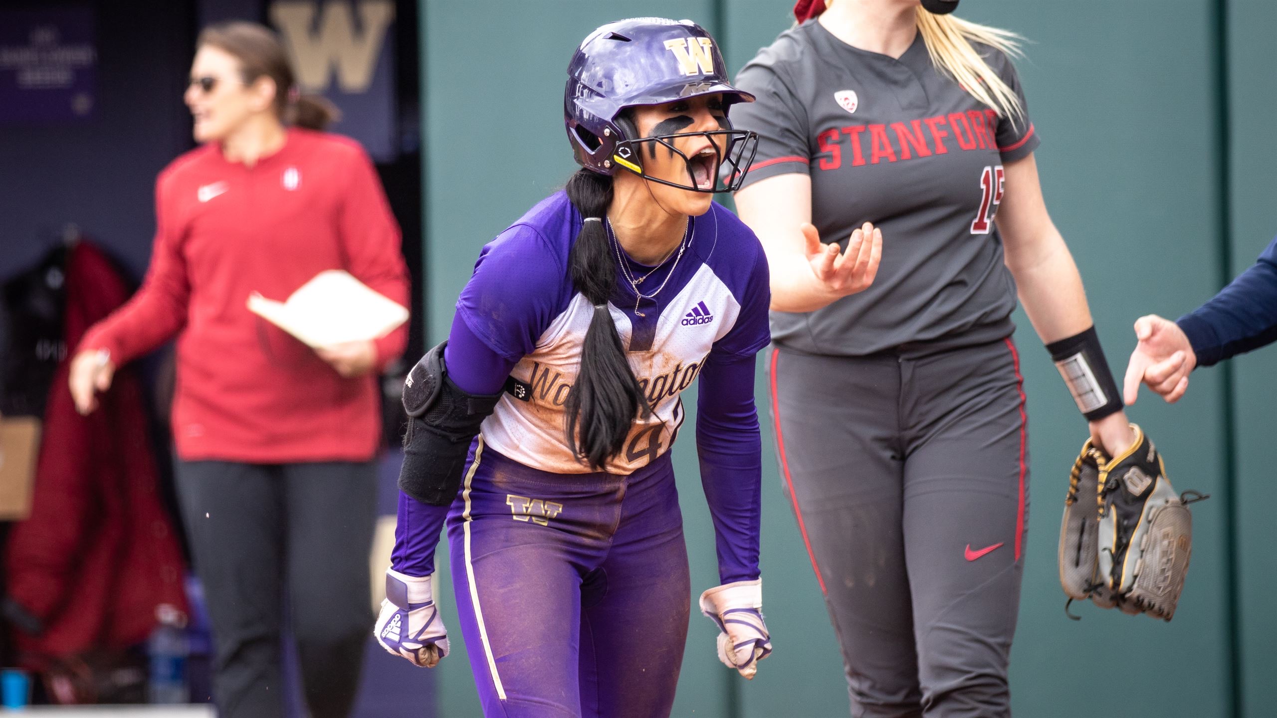 UW Huskies NCAA Nike Women's Softball Jersey