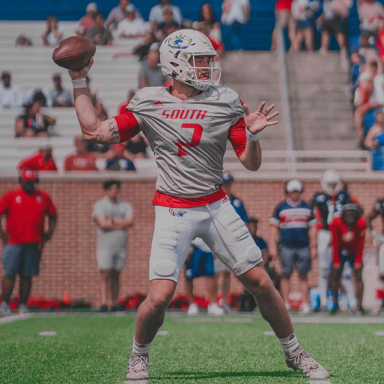 Born and Bred in the Game of Football: Jaguar QB Carter Bradley just  playing the game he loves - University of South Alabama Athletics