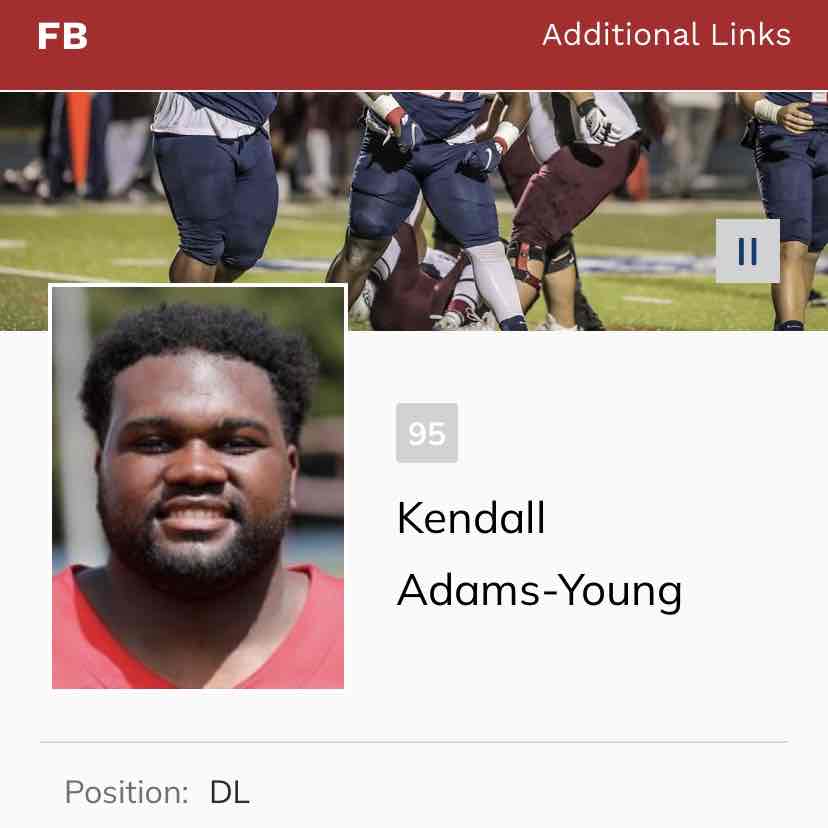 Kendall Adams-Young athlete profile head shot