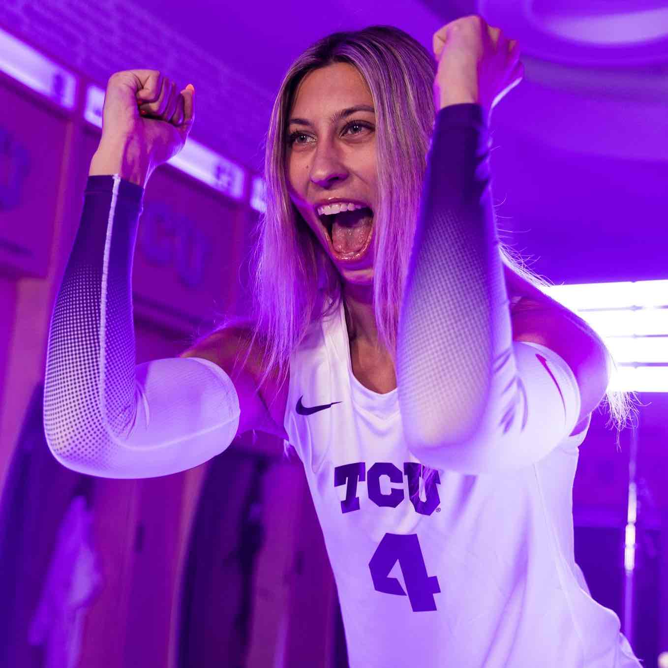 Sarah Blocker Sarah Sylvester, Middle Blocker, TCU Horned Frogs - NIL Profile - Opendorse
