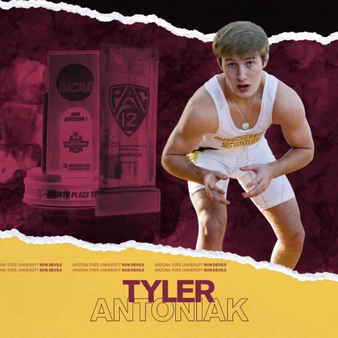 Tyler Antoniak athlete profile head shot
