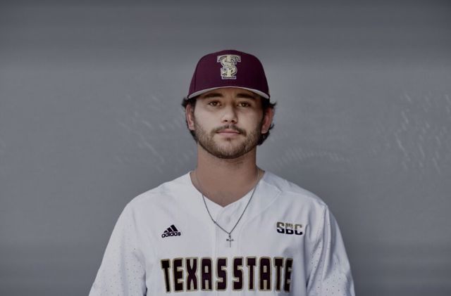 Texas State - NCAA Baseball : Colten Drake - Baseball Jersey