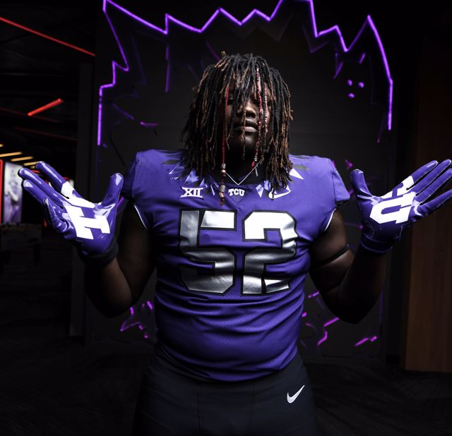 Ezra Dotson Oyetade Center Tcu Horned Frogs Nil Profile Opendorse 5736