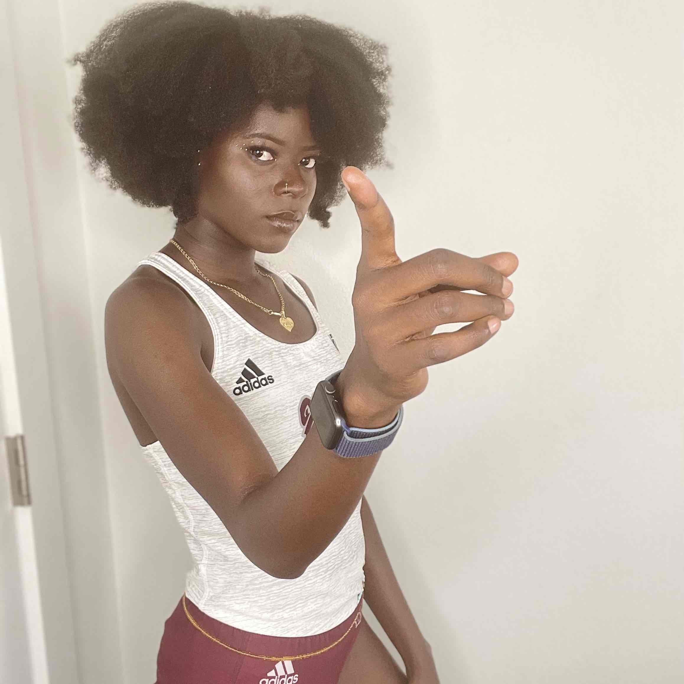 Claudrice McKoy athlete profile head shot