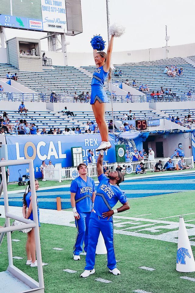 Memphis Tigers Mascot Cheerleader Perform During Editorial Stock Photo -  Stock Image