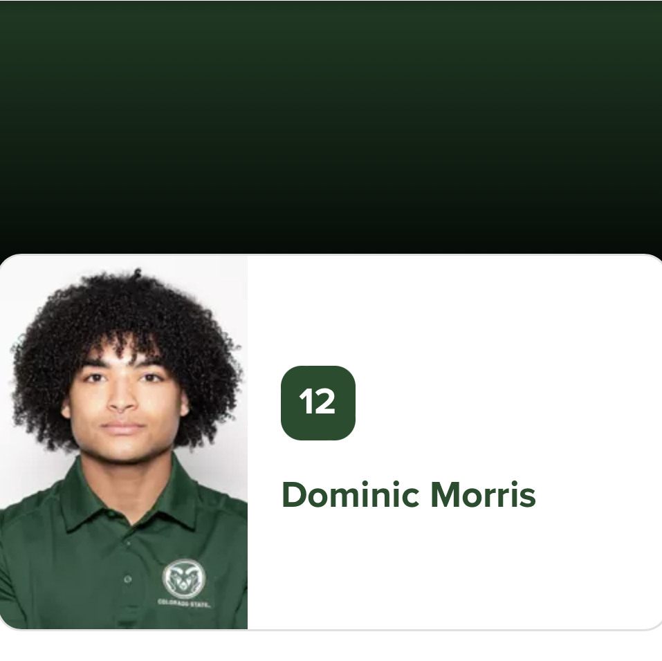 Dominic Morris athlete profile head shot