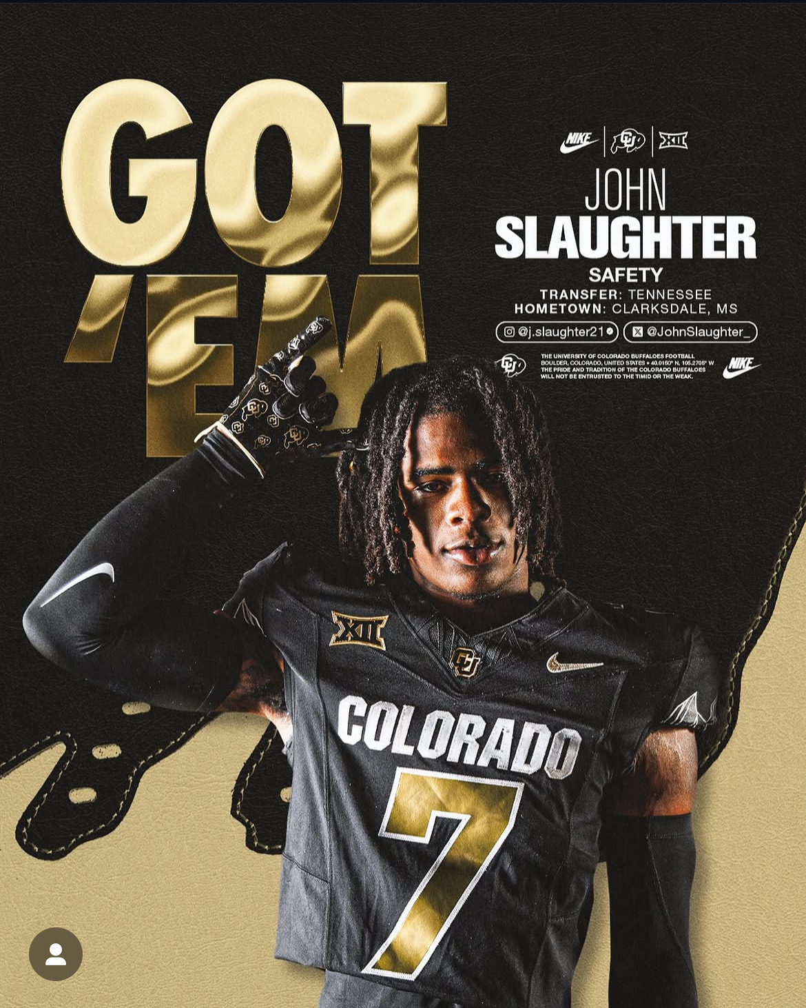 John Slaughter athlete profile head shot