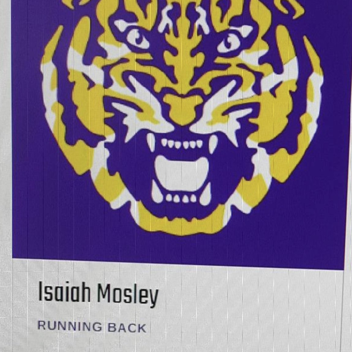 Isaiah Mosley athlete profile head shot