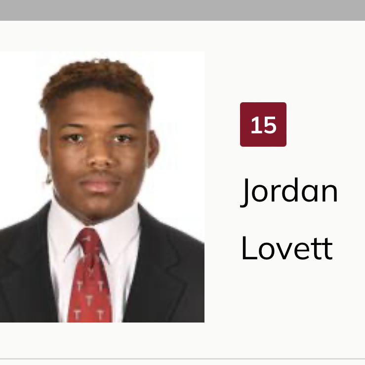 Jordan Lovett athlete profile head shot