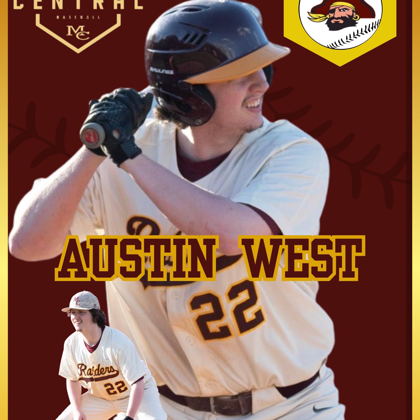 Austin West athlete profile head shot