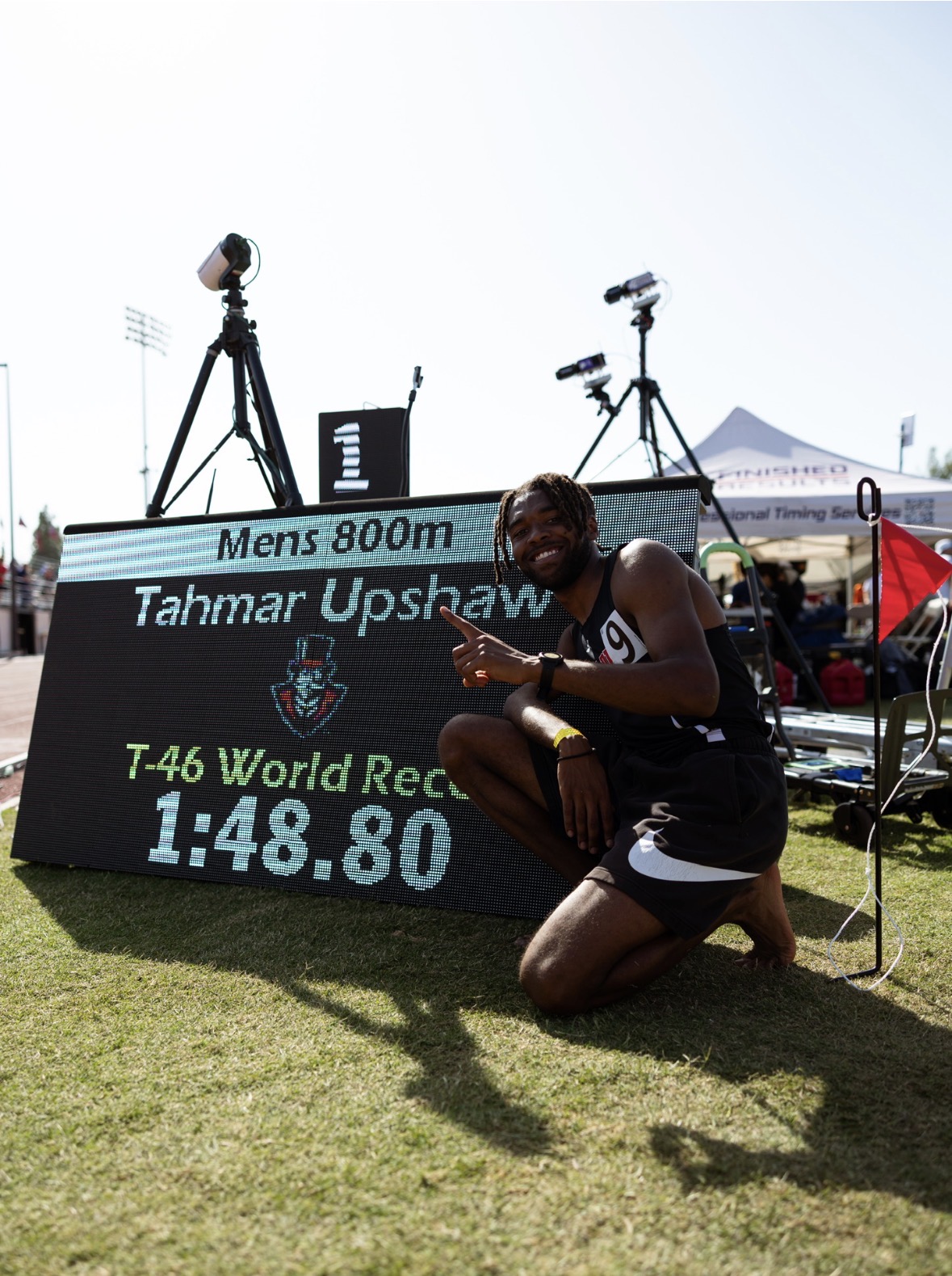 Tahmar Upshaw athlete profile head shot