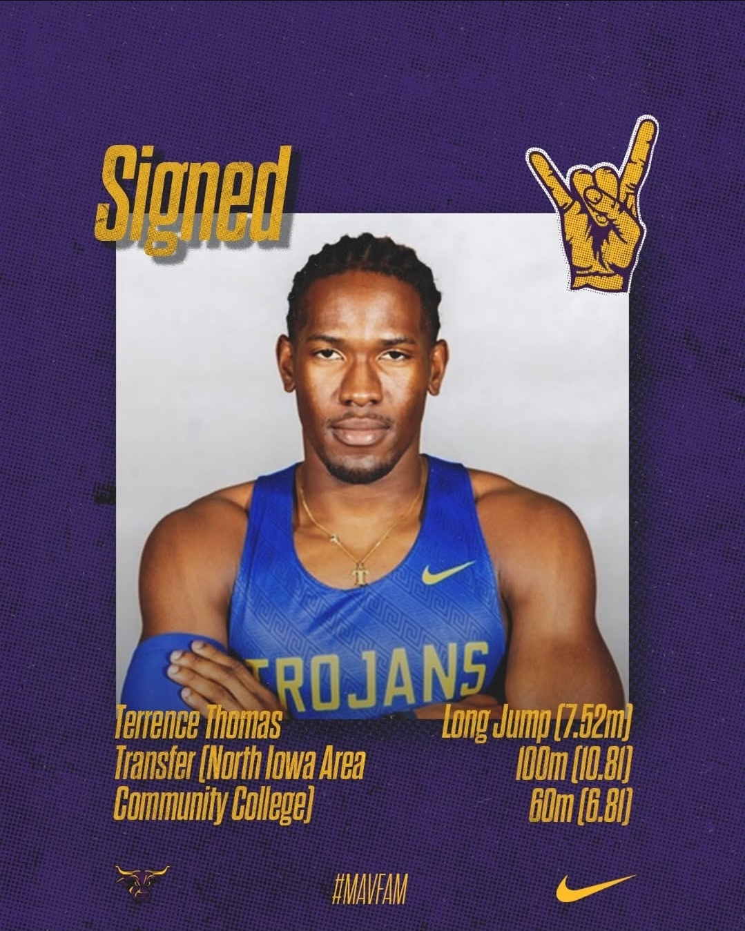 Terrence Thomas athlete profile head shot