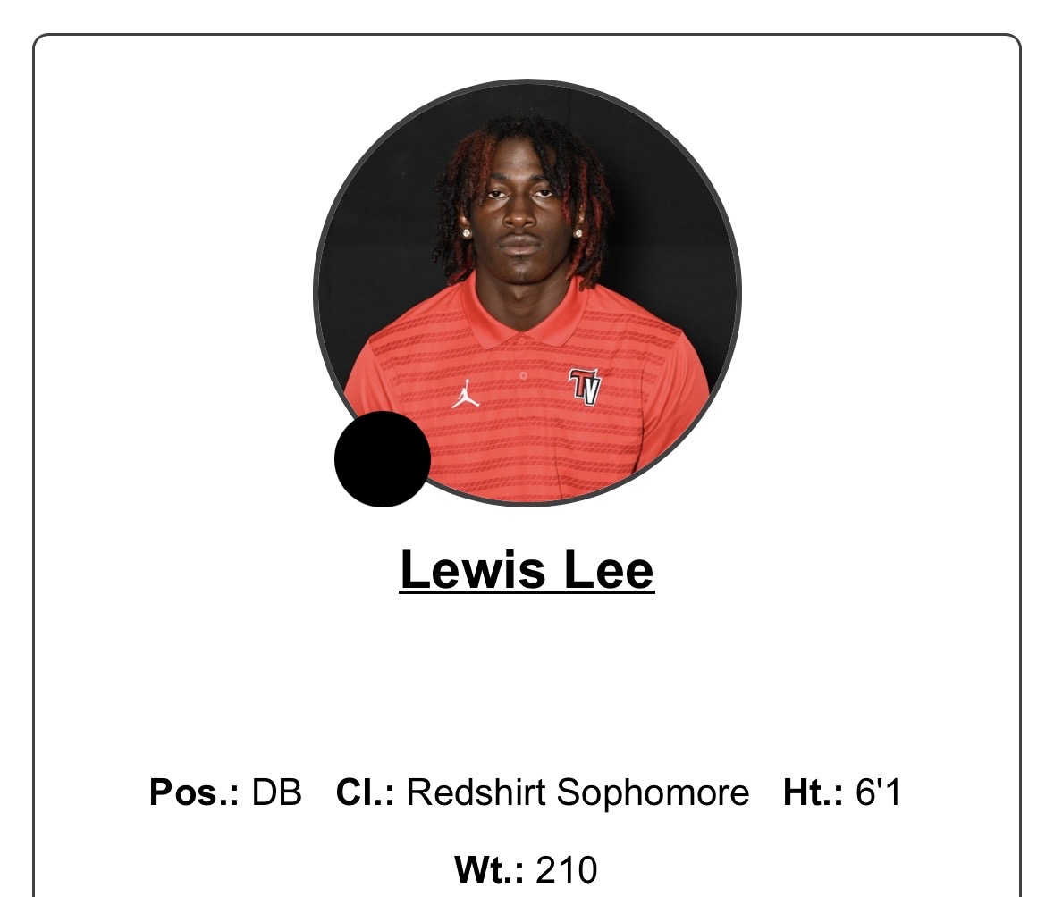 Lewis Lee Jr. athlete profile head shot