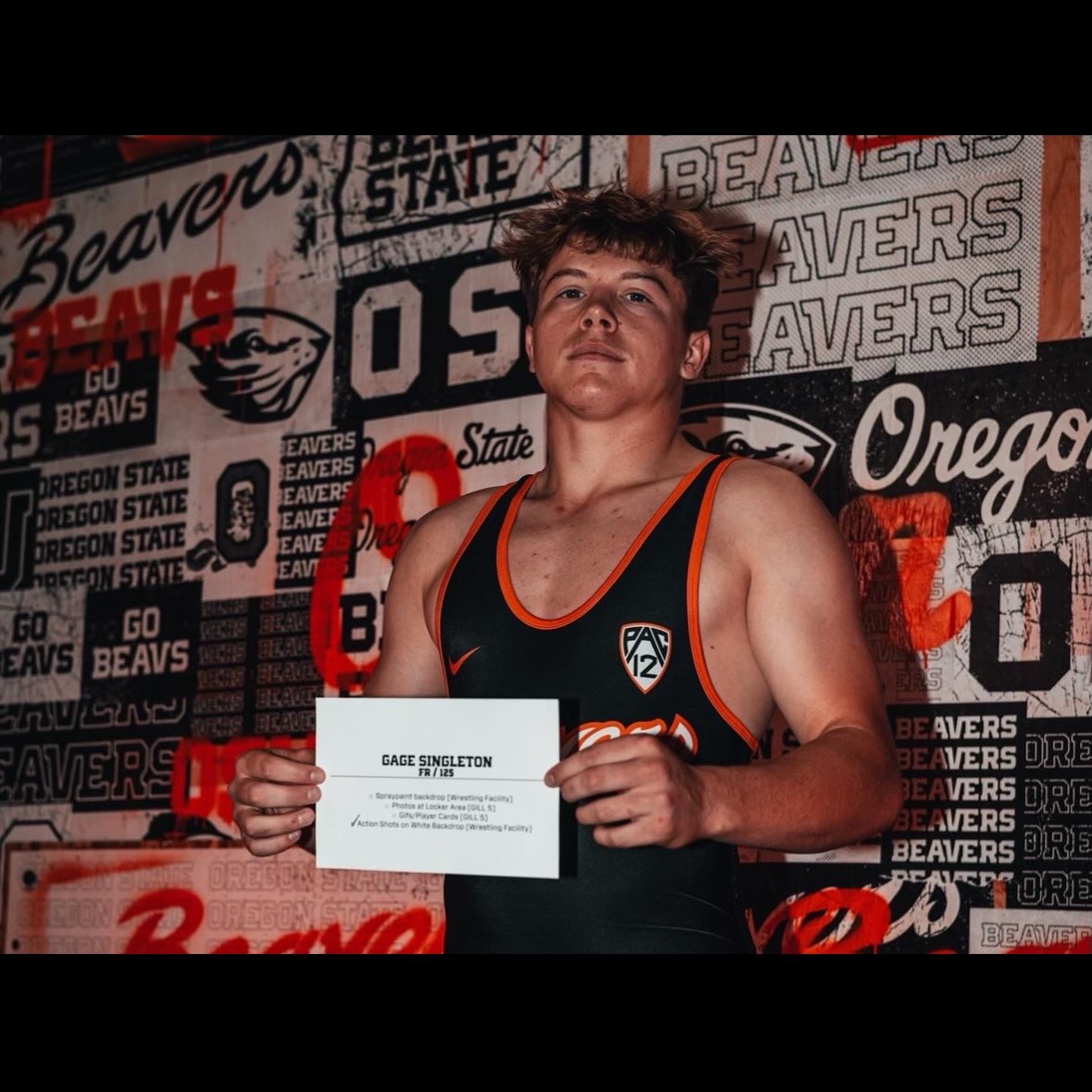 Gage Singleton athlete profile head shot