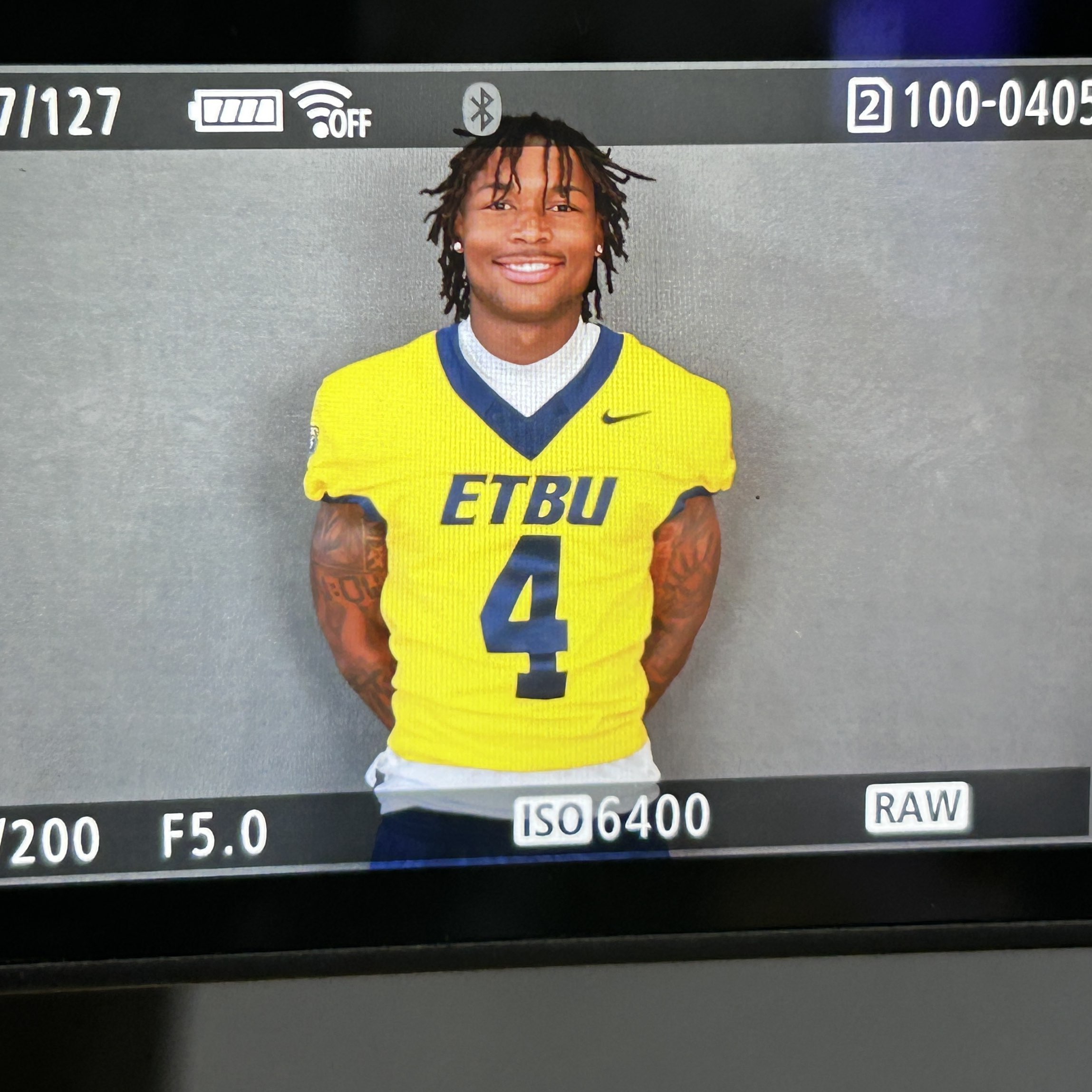 E.J. Stovall athlete profile head shot