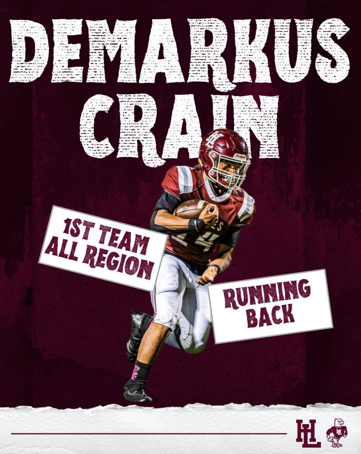 DeMarkus Crain athlete profile head shot