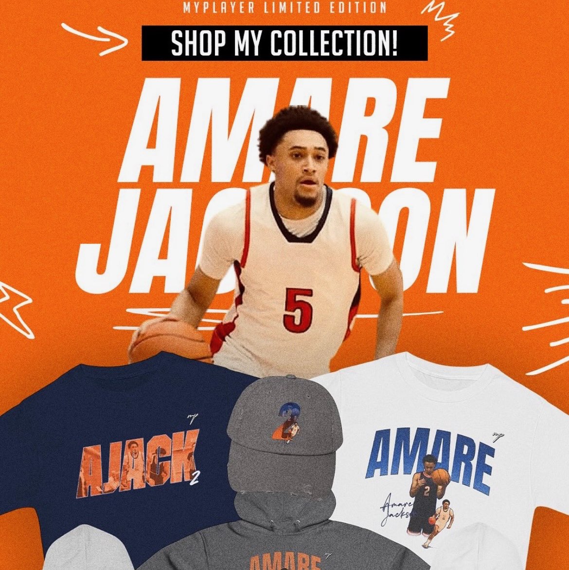 Amare Jackson athlete profile head shot