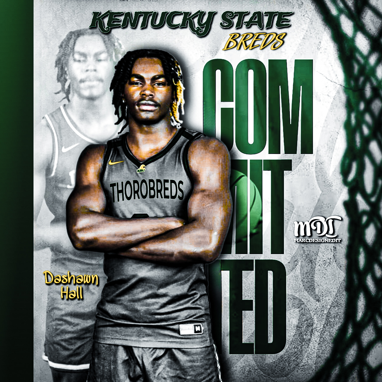 Dashawn Hall athlete profile head shot