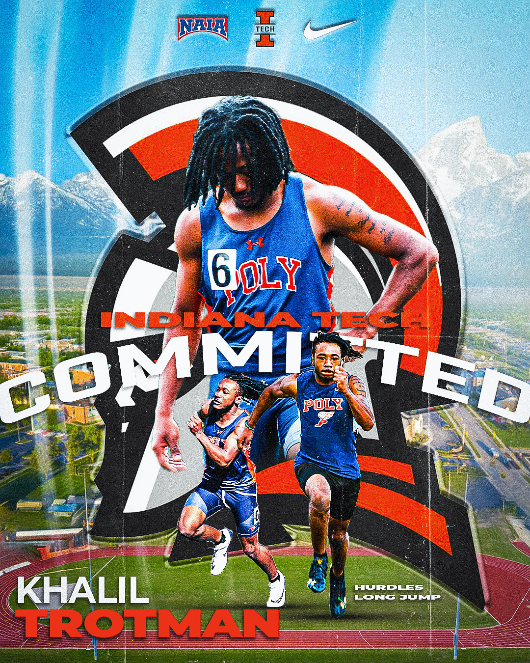 Khalil Trotman athlete profile head shot