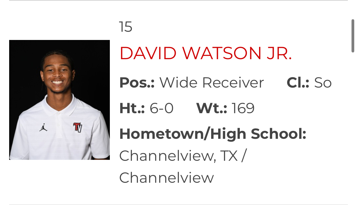 David Watson athlete profile head shot