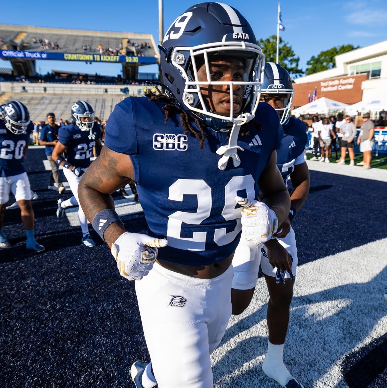 Bre’Lan Mareus athlete profile head shot