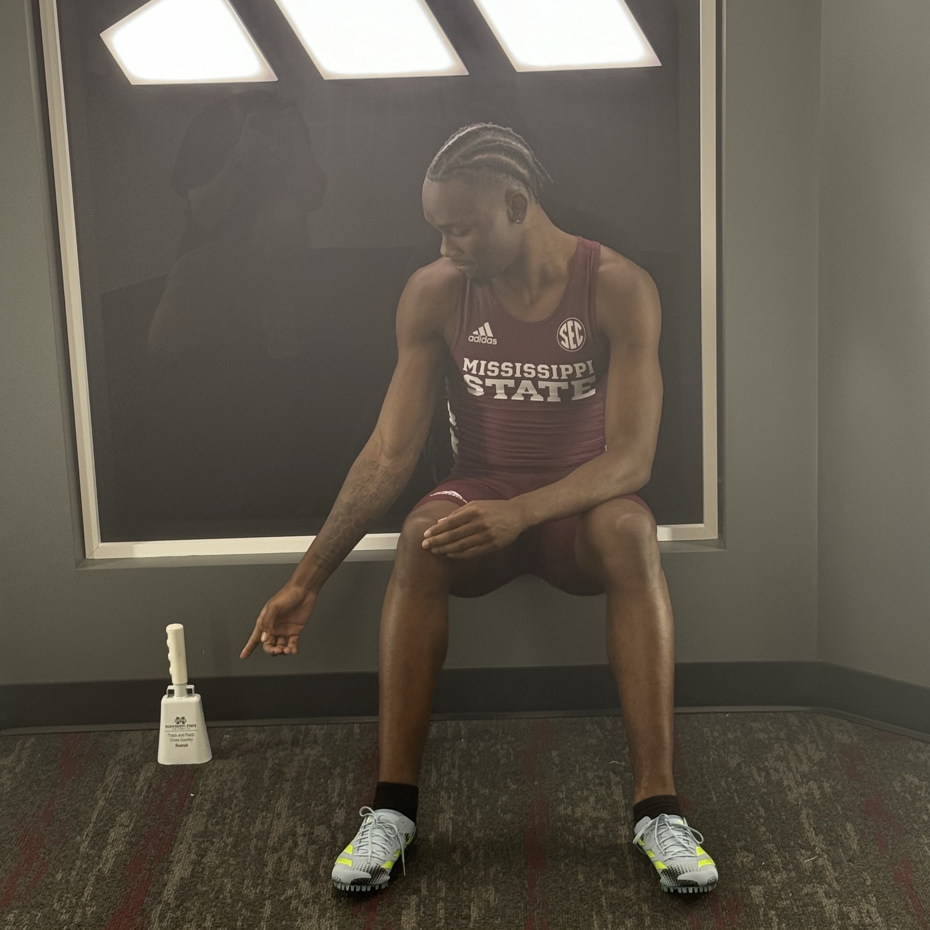 Omari Hampton athlete profile head shot