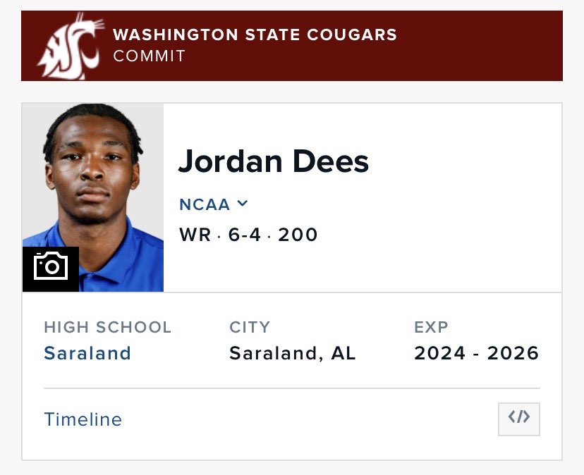 Jordan Dees athlete profile head shot