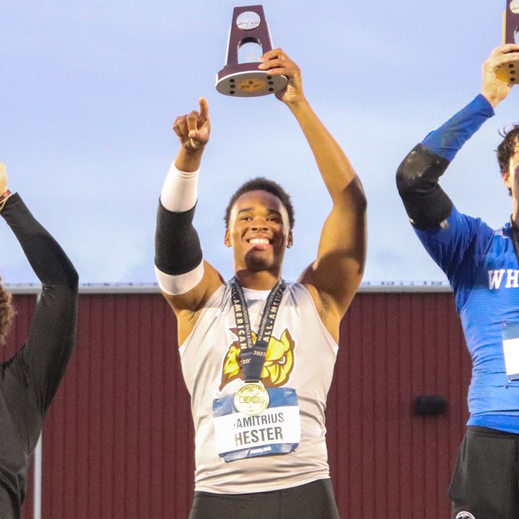 Damitrius Hester athlete profile head shot