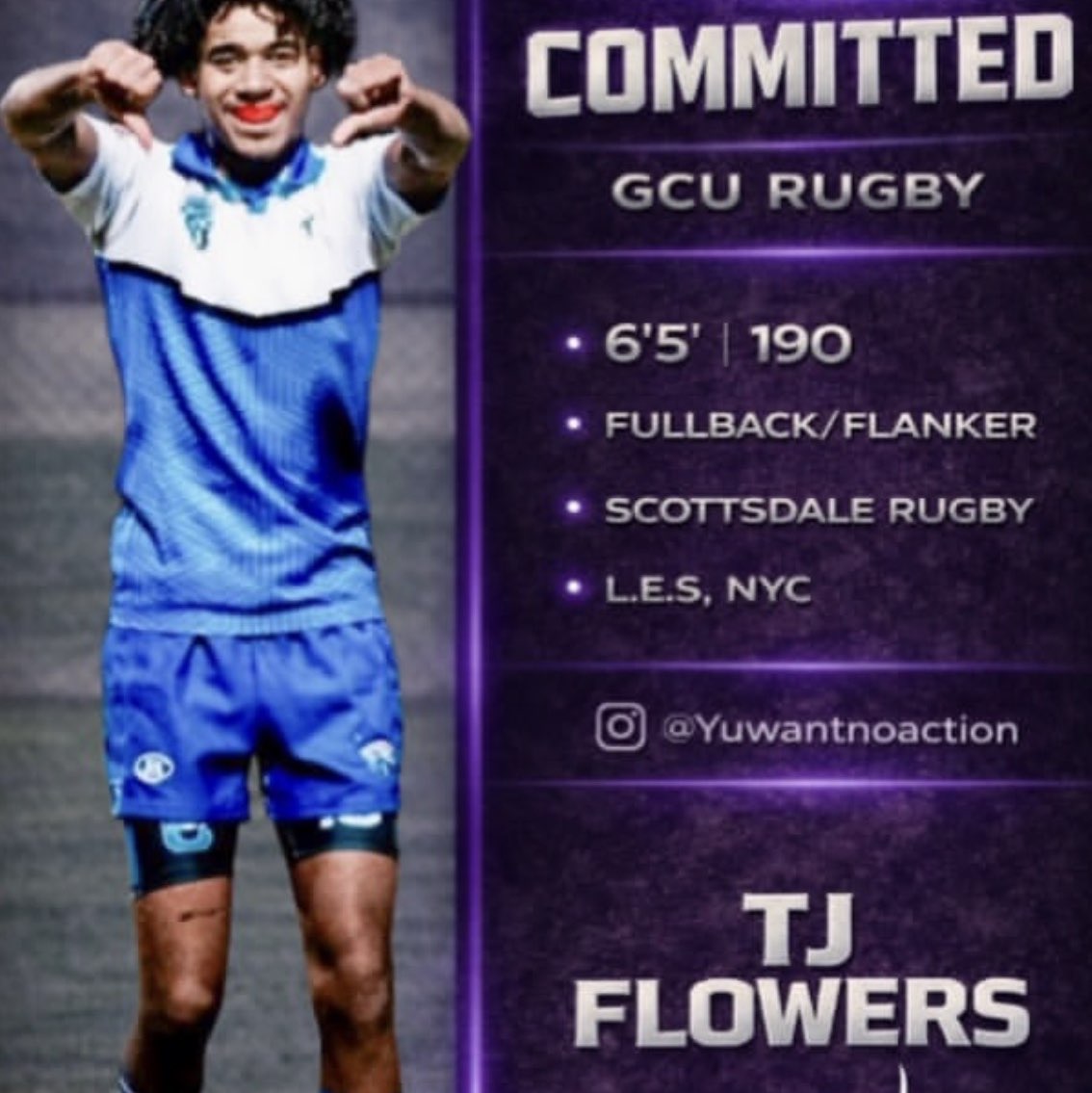Tj Flowers athlete profile head shot
