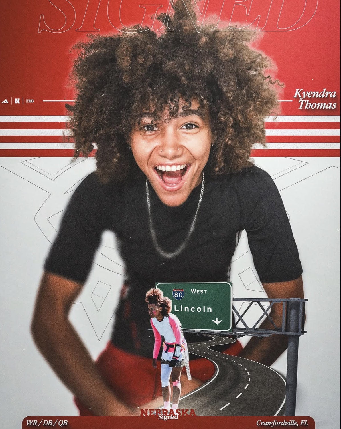 Kyendra Thomas athlete profile head shot