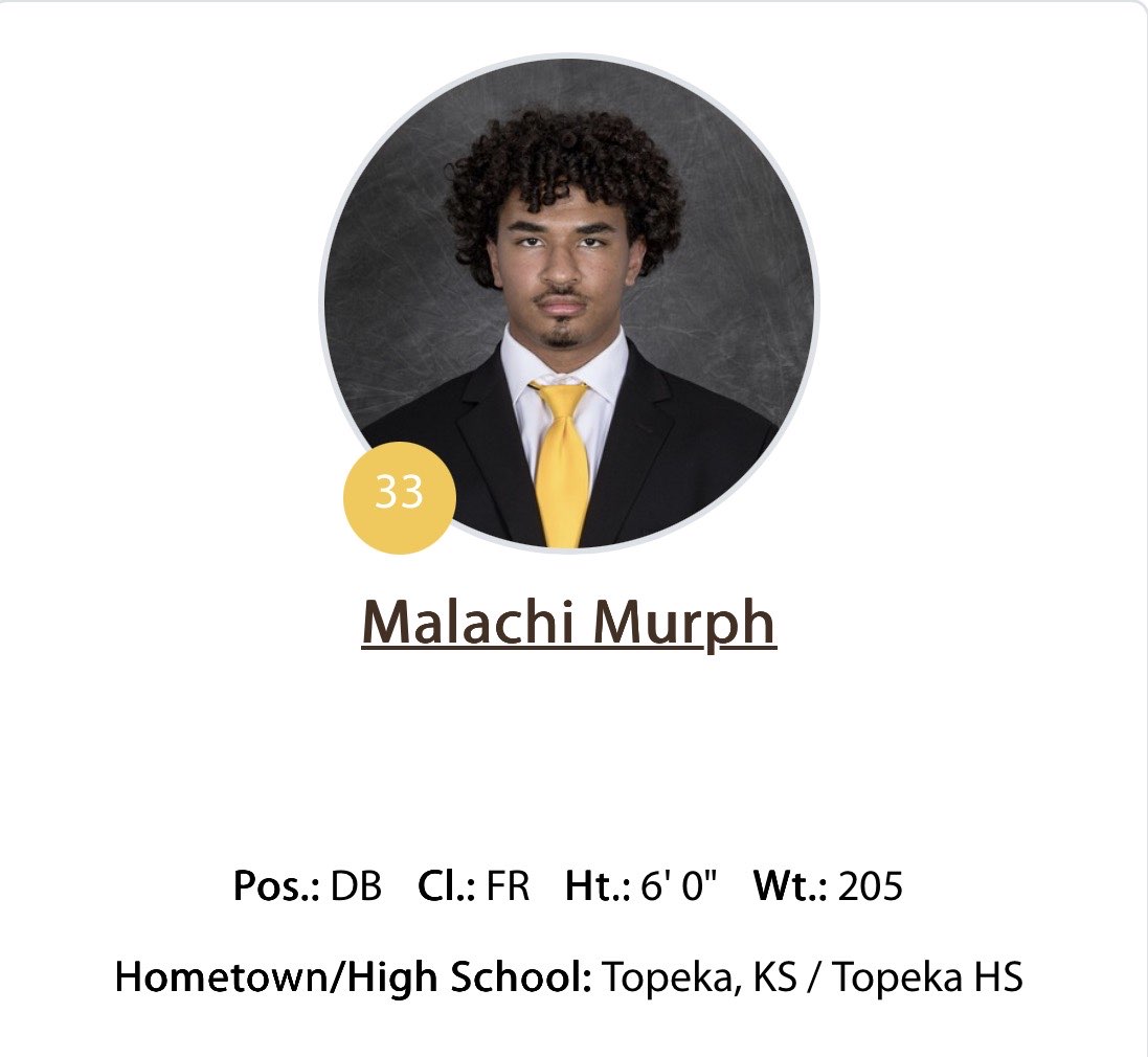 Malachi Murph athlete profile head shot