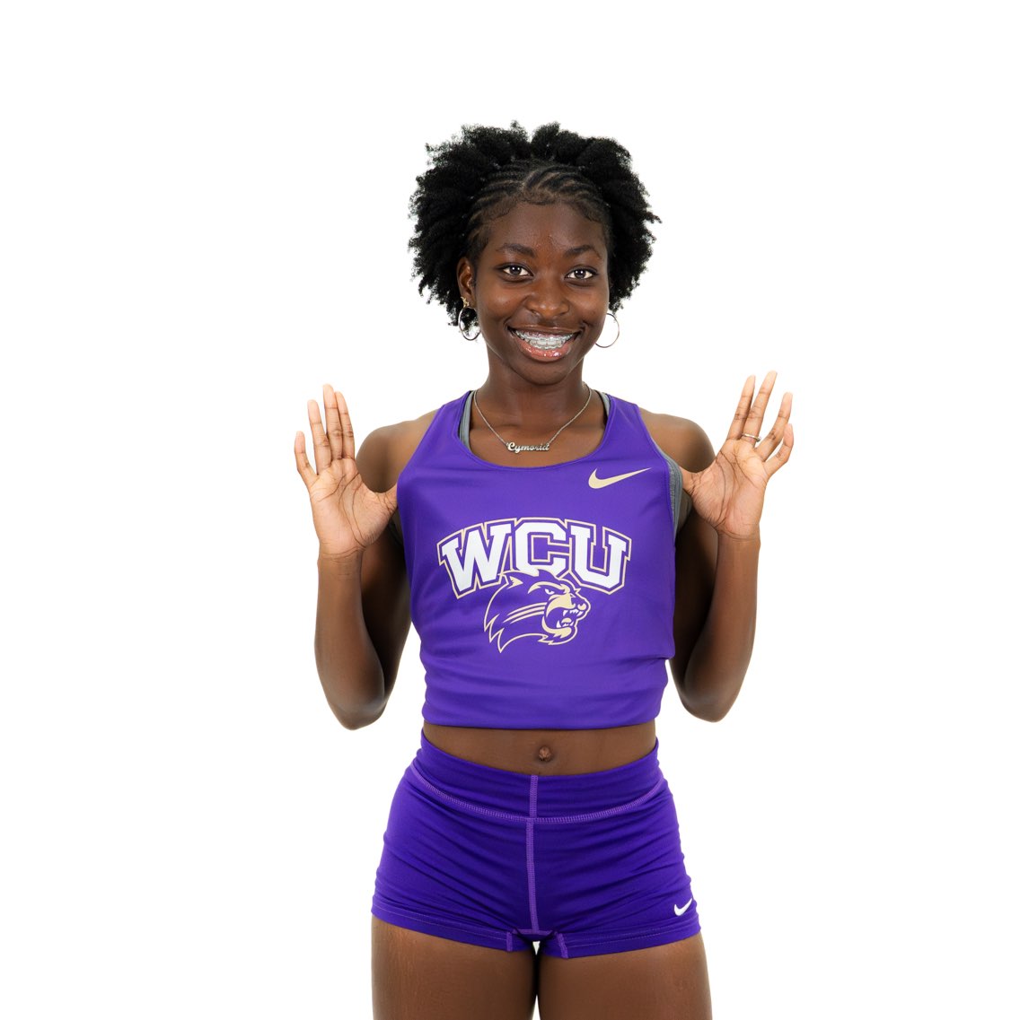 Cymoria Thomas athlete profile head shot